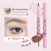 Flortte double-headed Eyebrow Pencil Brow Mascara suitable for orange hair color