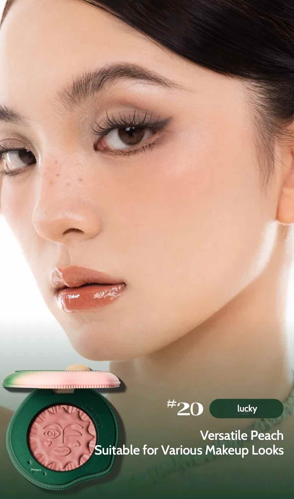 Glow naturally with Girlcult Peaches Series Blush Cream. This versatile blush blends seamlessly for a dewy finish while nourishing your skin.