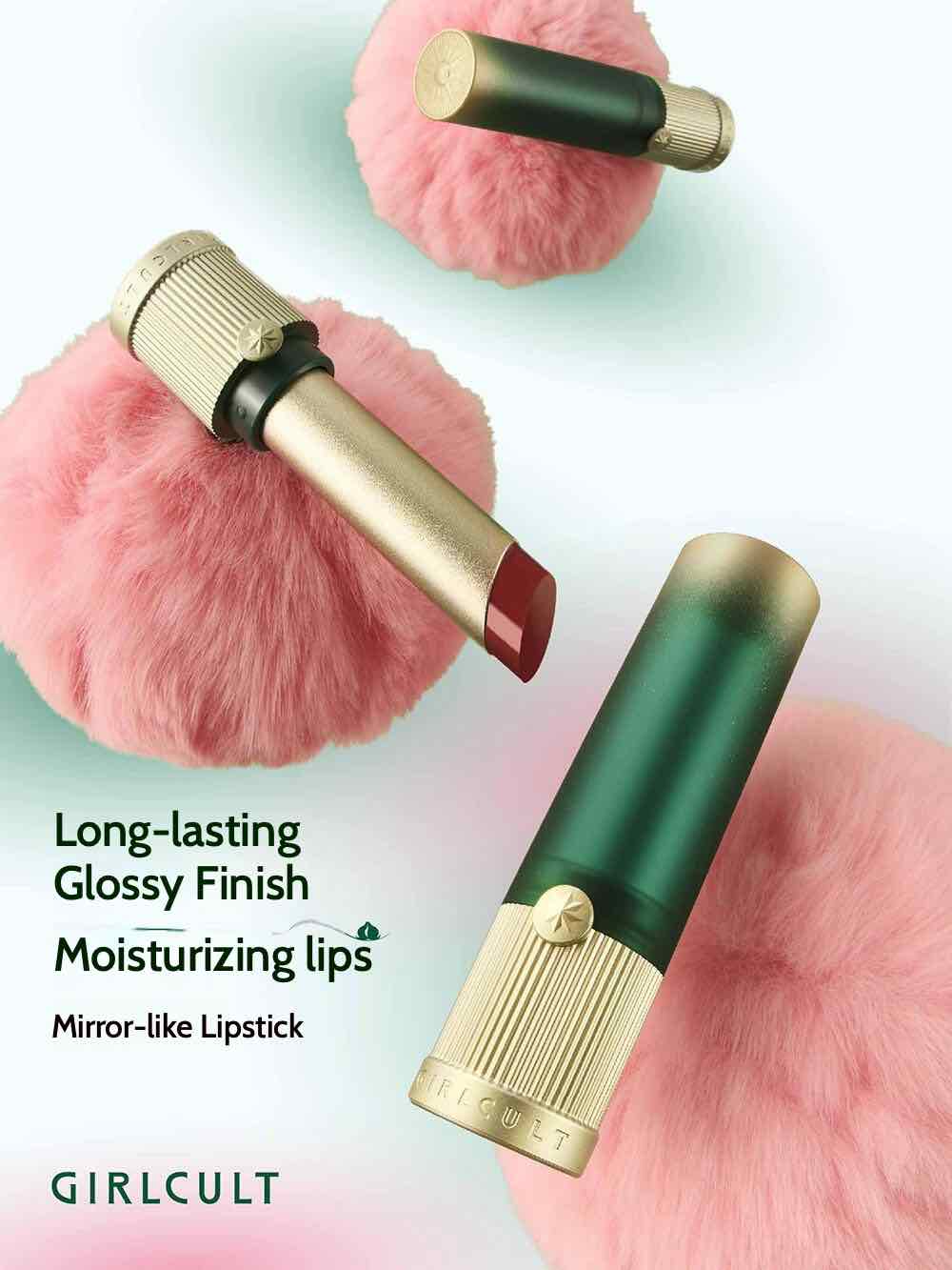 Experience a high-gloss, mirror-like finish with Girlcult Peaches Series Mirror Lipstick. It delivers lasting color, hydration, and a plump, luminous look without the stickiness