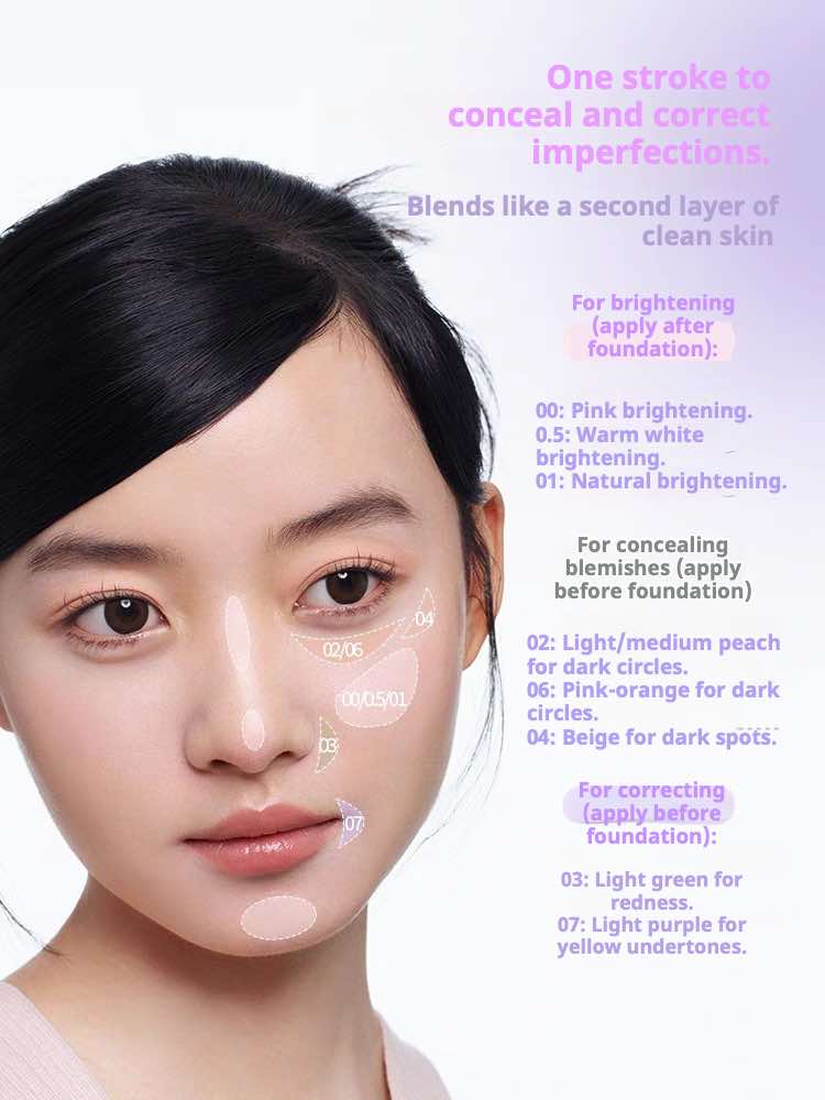 Girls Crush Watery Velvet Liquid Concealer offers lightweight, moisturizing coverage with a smooth, water-velvet texture. Designed for dry skin, it blends seamlessly for a natural, radiant finish.