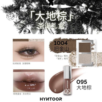 HYNTOOR Christmas Collection Eyeshadow Lip Gloss Gift Box