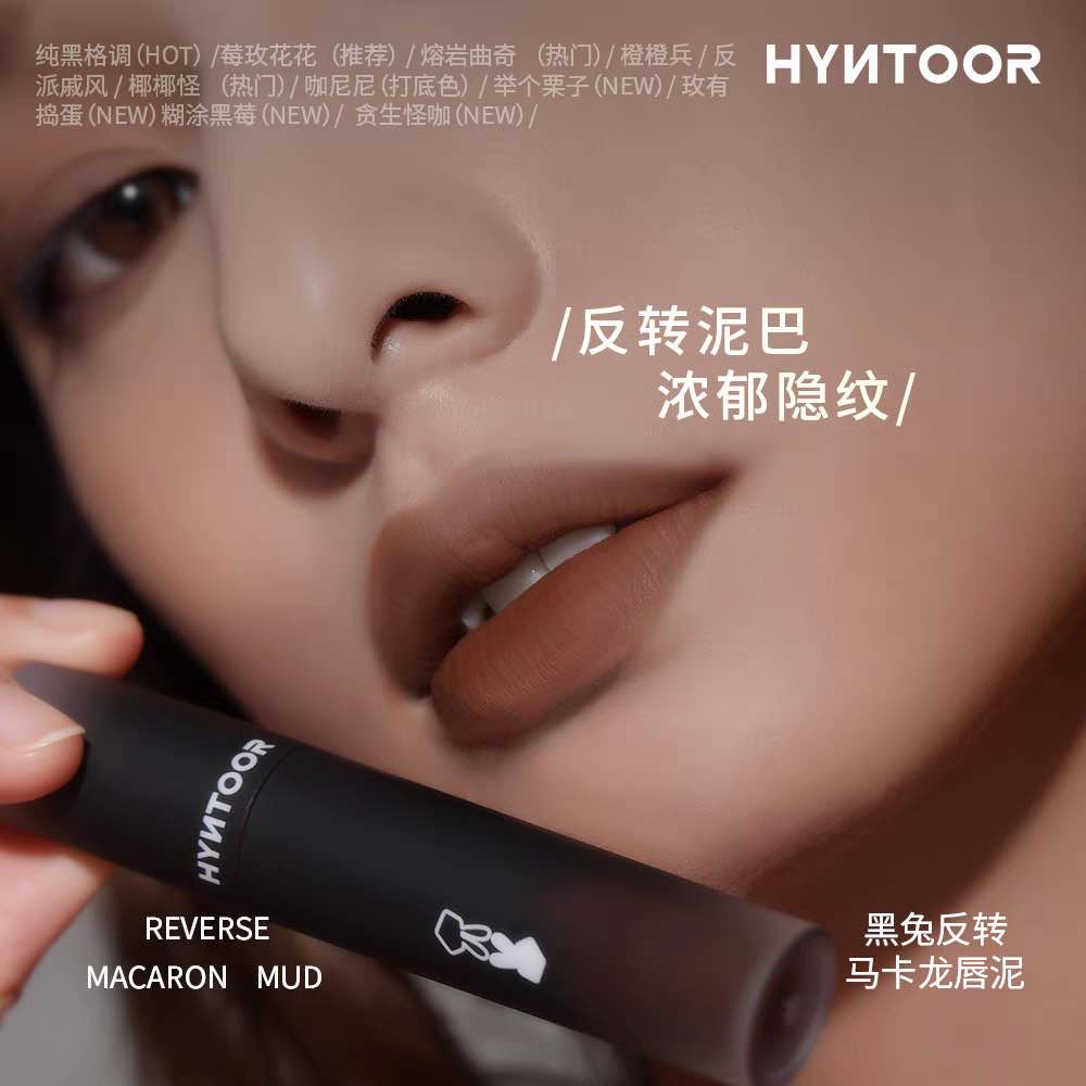 HYNTOOR Dark Style Reverse Macaron Lip Mud