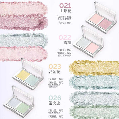 HYNTOOR Spring Flowers Eyeshadow Duo