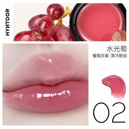 Hyntoor Macaron Canned Lip Jelly features a cute macaron design and includes a silicone lip brush. Its smooth gel texture creates soft, hydrated jelly-like lips, enriched with moisturizing essence to soothe dry and flaky lips for a flawless finish.