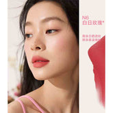 INTO YOU Airy Lip & Cheek Mud offers lightweight, long-lasting wear with a smooth, blendable texture for a natural or bold look on lips and cheeks.