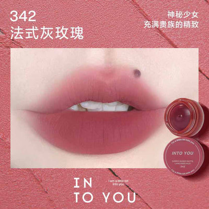 Into You Canned Lip Mud offers long-lasting wear with a lightweight, non-greasy mousse texture, making it the best lipstick for all skin types, makes your lips feel comfortable all the time.