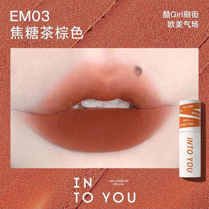 INTO YOU Shero Super Matte Lip &amp; Cheek Mud offers a long-lasting, matte finish with a versatile formula for both lips and cheeks, featuring easy-to-blend, high-quality ingredients suitable for all lip types.