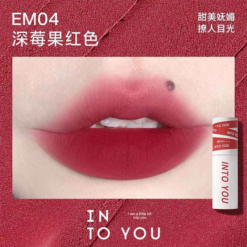 INTO YOU Shero Super Matte Lip &amp; Cheek Mud offers a long-lasting, matte finish with a versatile formula for both lips and cheeks, featuring easy-to-blend, high-quality ingredients suitable for all lip types.