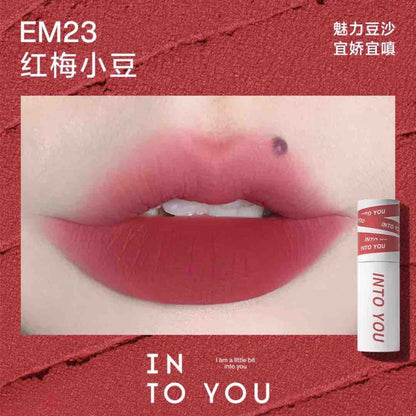 INTO YOU Shero Super Matte Lip &amp; Cheek Mud offers a long-lasting, matte finish with a versatile formula for both lips and cheeks, featuring easy-to-blend, high-quality ingredients suitable for all lip types.