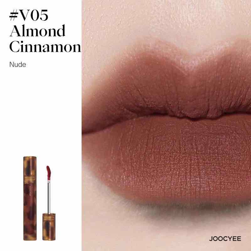 JOOCYEE Amber Shell Velvet Matte Lip Glaze