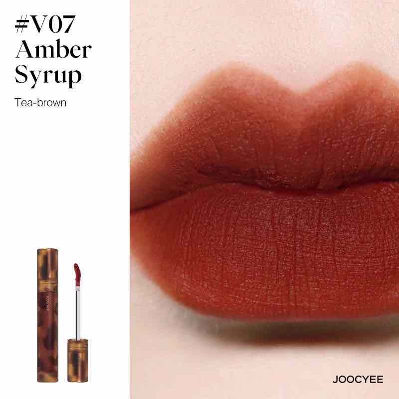 JOOCYEE Amber Shell Velvet Matte Lip Glaze