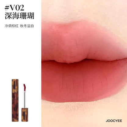 JOOCYEE Amber Shell Velvet Matte Lip Glaze