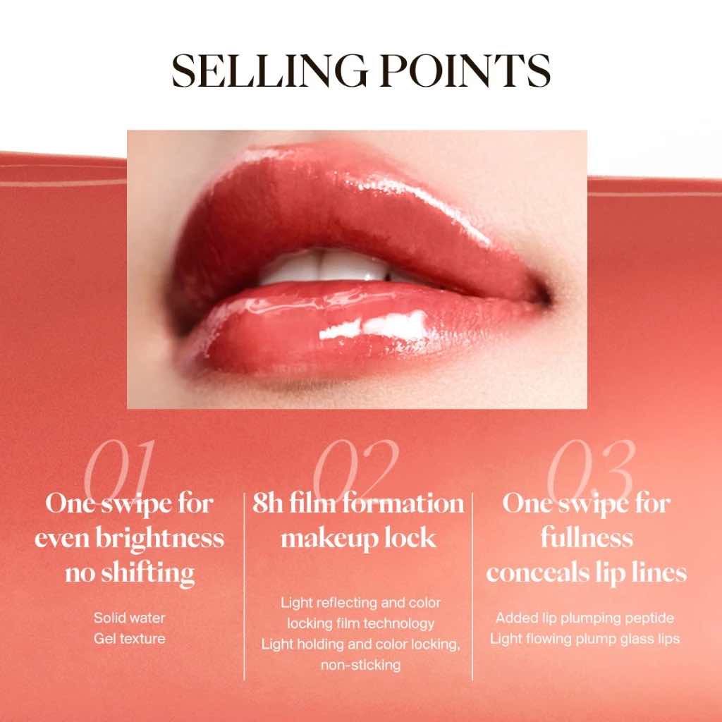 Joocyee Glossy Rouge Lipgloss