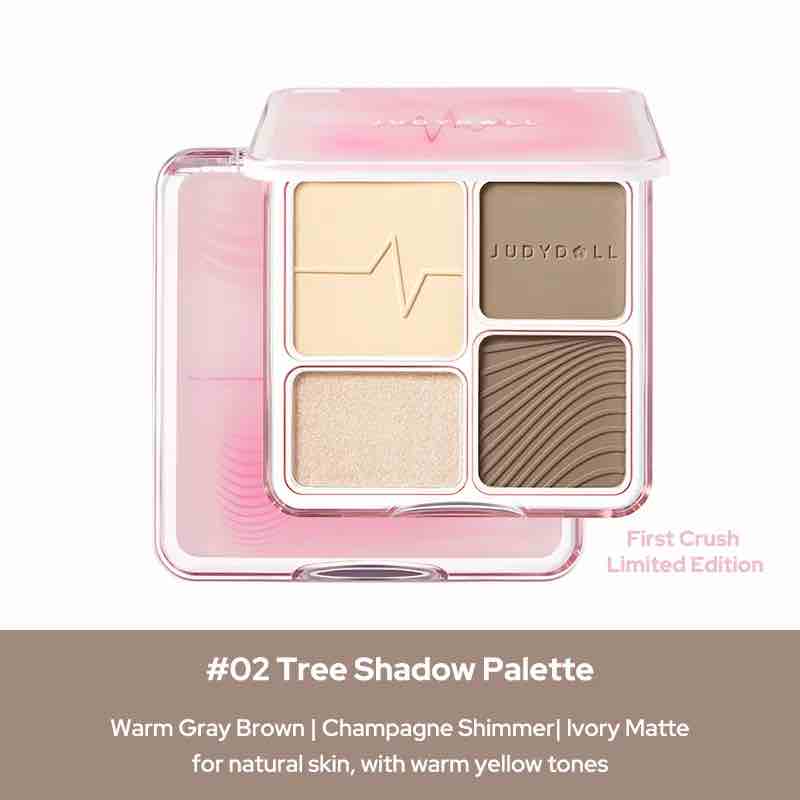 Judydoll limited tree shadow palette, suitable for natural skin.