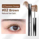 6 degree precision design 02 brown shade of Judydoll iron mascara to create a natural and delicate lash