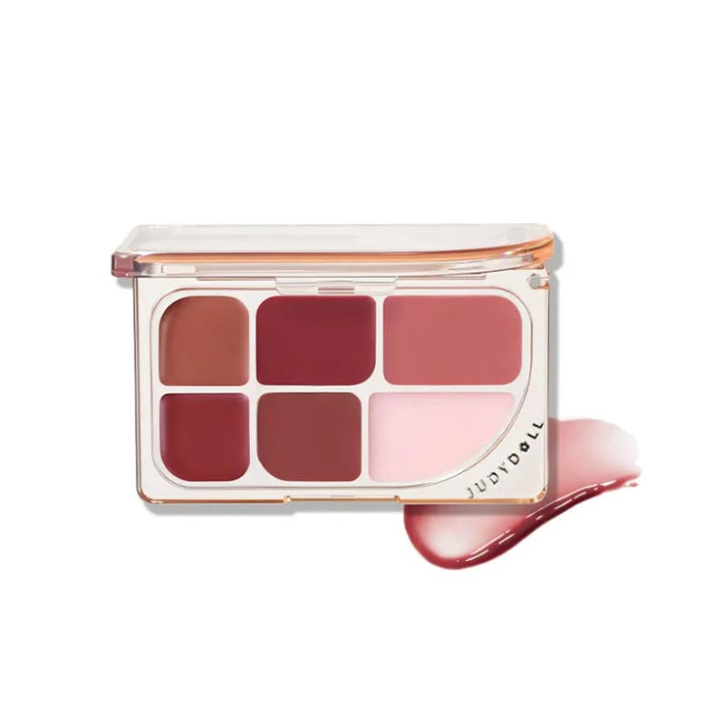 Judydoll 6-Color Multi-Use Lip Palette