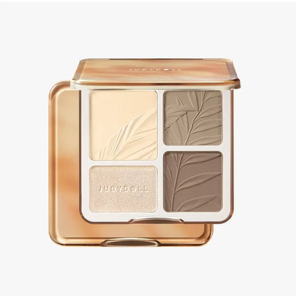 Judydoll 2 IN 1 Highlighter Contour Palette