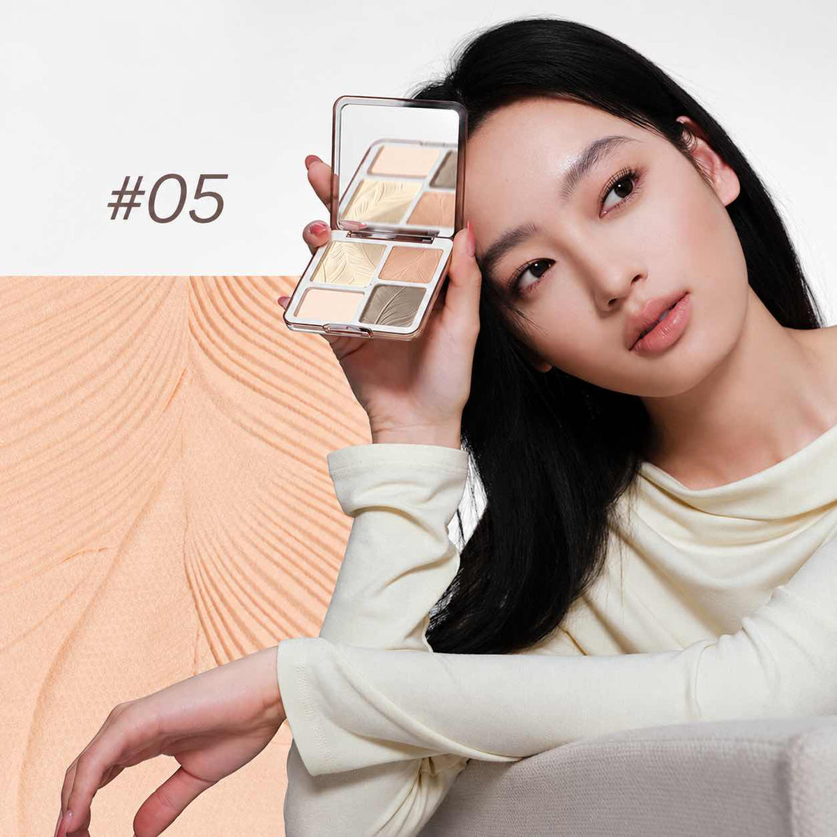 Judydoll 2 IN 1 Highlighter Contour Palette