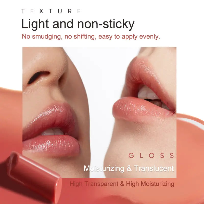 Judydoll Hearty Lipgloss lightweight, non-sticky formula for breathable, clear lips with even application and no smudging