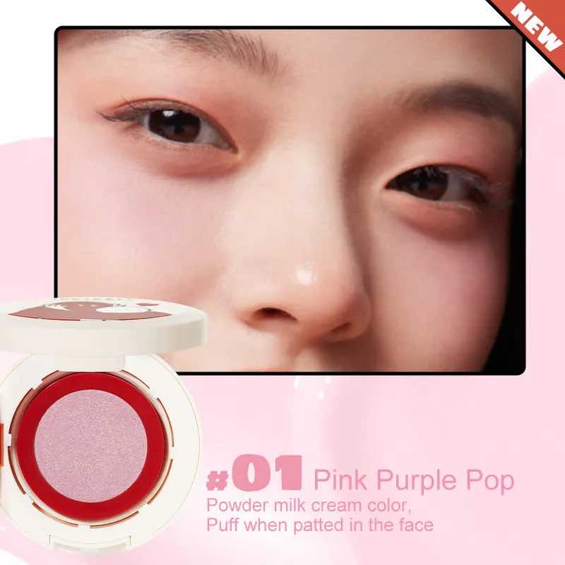 Judydoll Hug Series Cushion Blush features a creamy, blendable texture for a silky matte finish, keeps skin moisturized with shea butter. Available in soft pinks and warm tea shades for blush or contour.