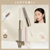 Enhance your features with Judydoll’s Liquid Highlighter Contour Duo to create soft, natural contours, power-free formula for natural makeup finish and easy to blend and it is sensitive skin friendly.