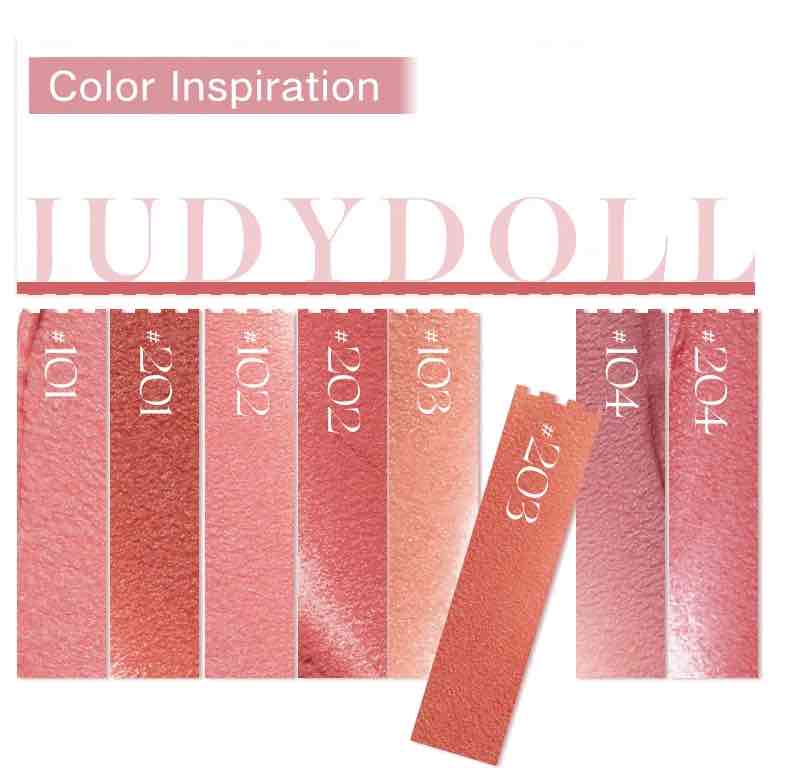 Judydoll Little Magnet Lip Mud all colors are beautiful, suitable for all skin tones