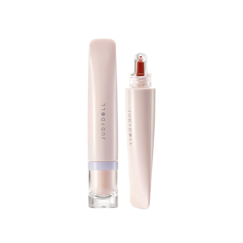 Judydoll Sweety Lip Jelly: lightweight, non-sticky formula with 65% shea butter, Vitamin E, and squalane for hydrating, glassy lips in versatile berry shades