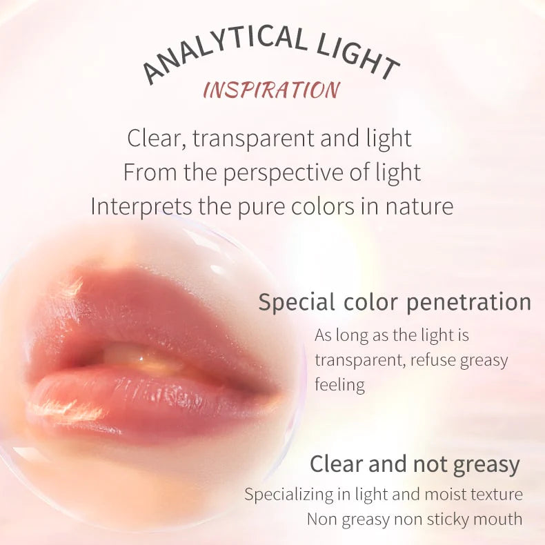 Judydoll Watery Glow Lipstick lightweight, non-greasy, and non-sticky formula for clear, luminous lips with a light, moist texture, create a gorgeous makeup