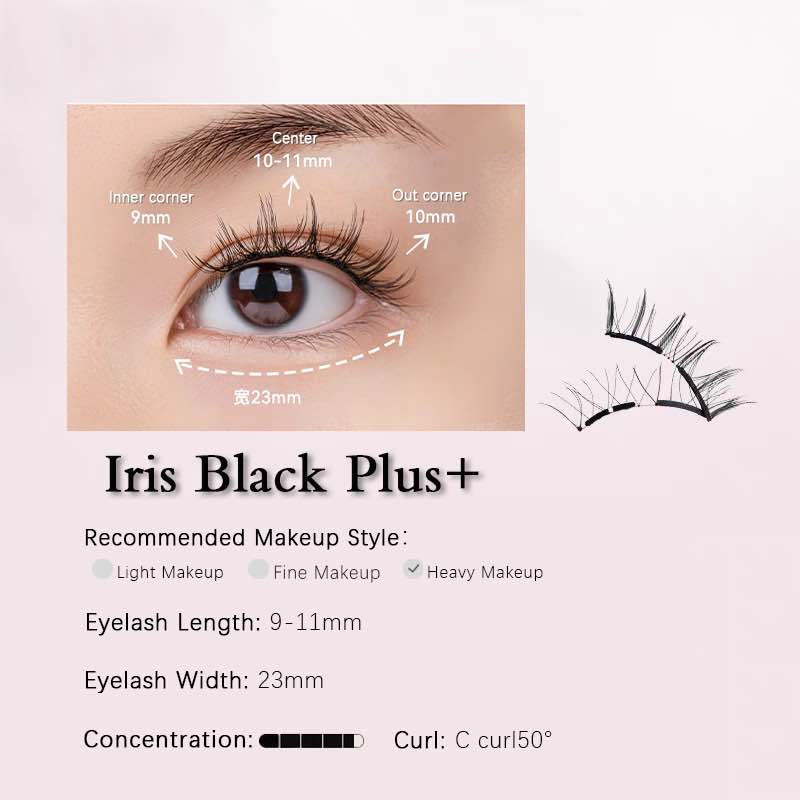easy to put on and remove the magnetic false eyelshes, no need to use makeup remover