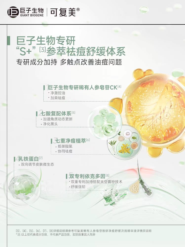 KEFUMEI Rare Ginsenoside Anti-Acne Soothing Single Use Essence