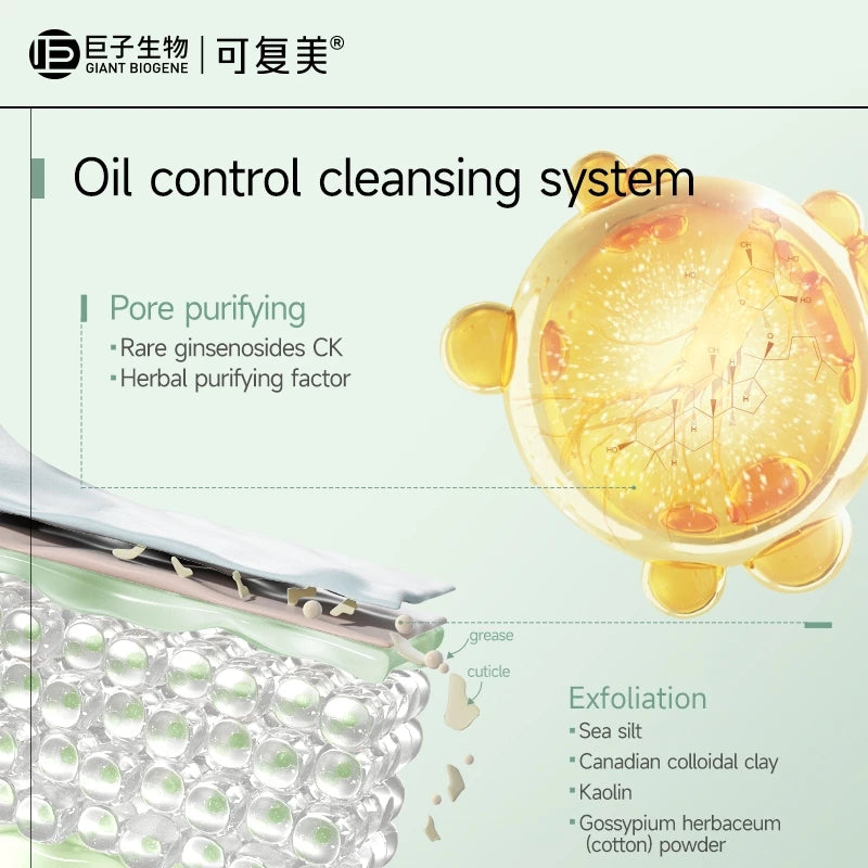 KOMFYMED Rare Ginsenoside Oil Control Purifying Clay Mask