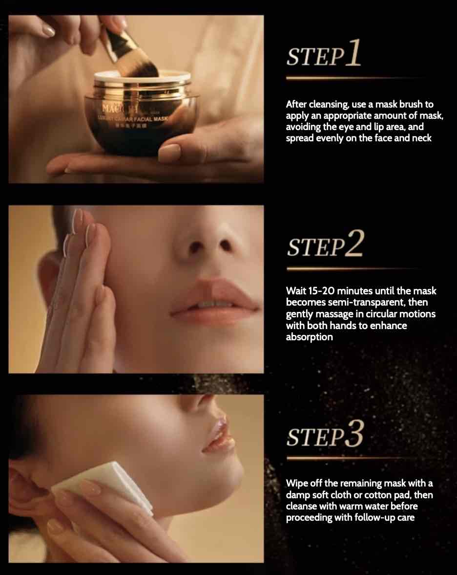 maogeping フェイスマスク MAOGEPING Luxury Caviar Facial Mask – Best Seasons Beauty