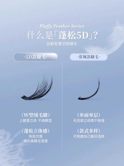 MR.WISH 5D Fluffy Feather Glue-Free False Eyelashes