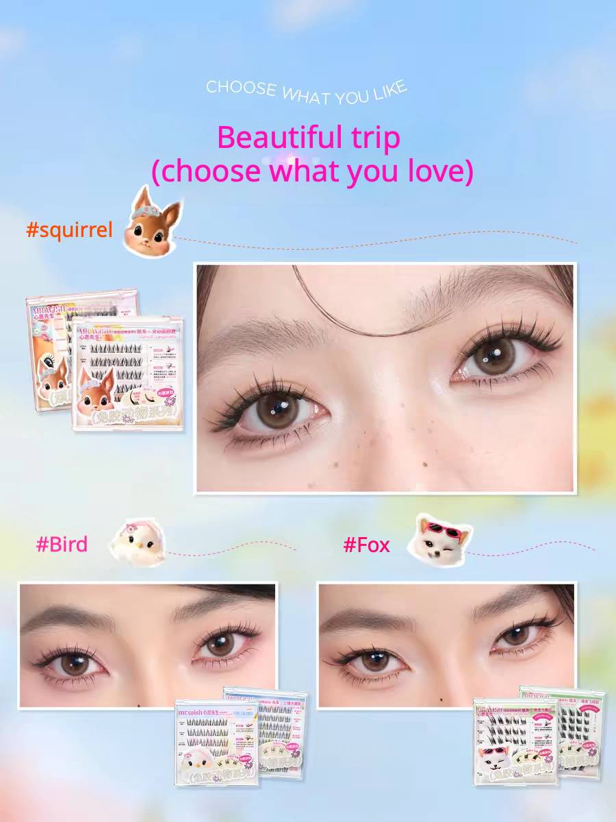 MR.WISH Animal Series Glue-Free False Eyelashes
