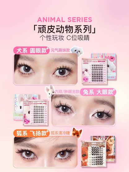 MR.WISH Fox Dog Rabbit Series Glue-free False Eyelashes