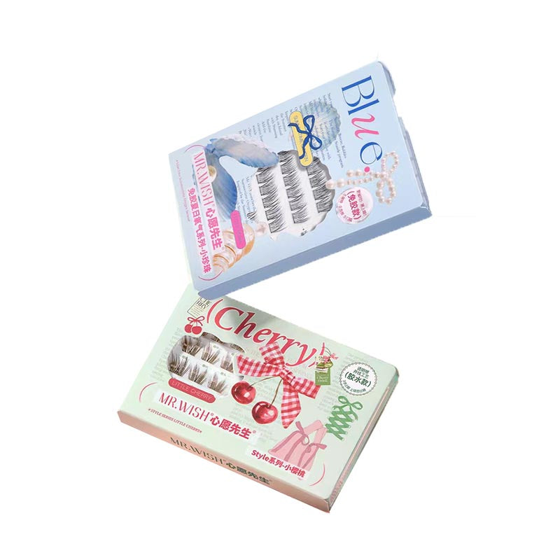 MR.WISH Glue-Free Pearl Cherry False Eyelashes