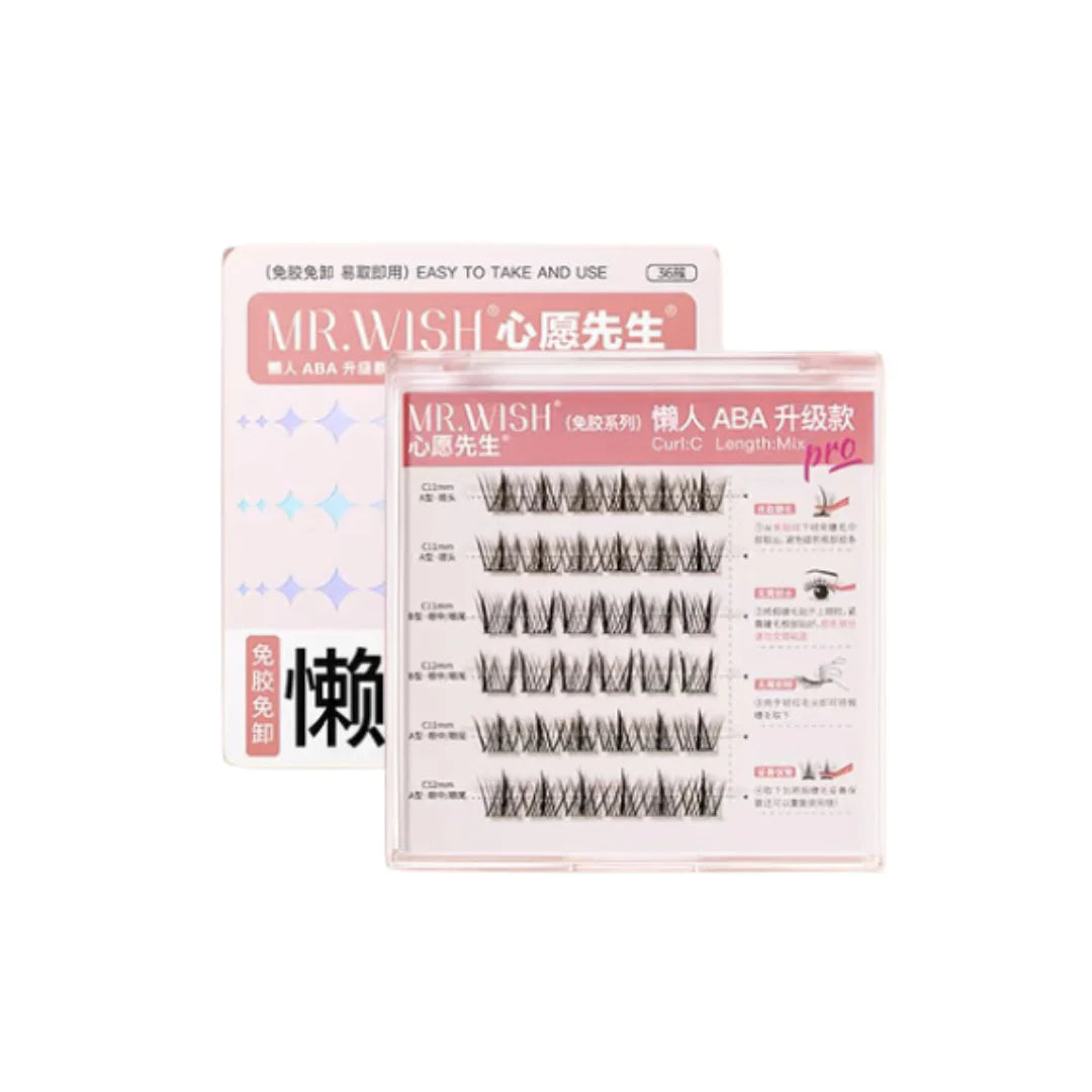 MR.WISH Glue Free Three Step ABA False Eyelashes