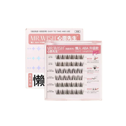 MR.WISH Glue Free Three Step ABA False Eyelashes