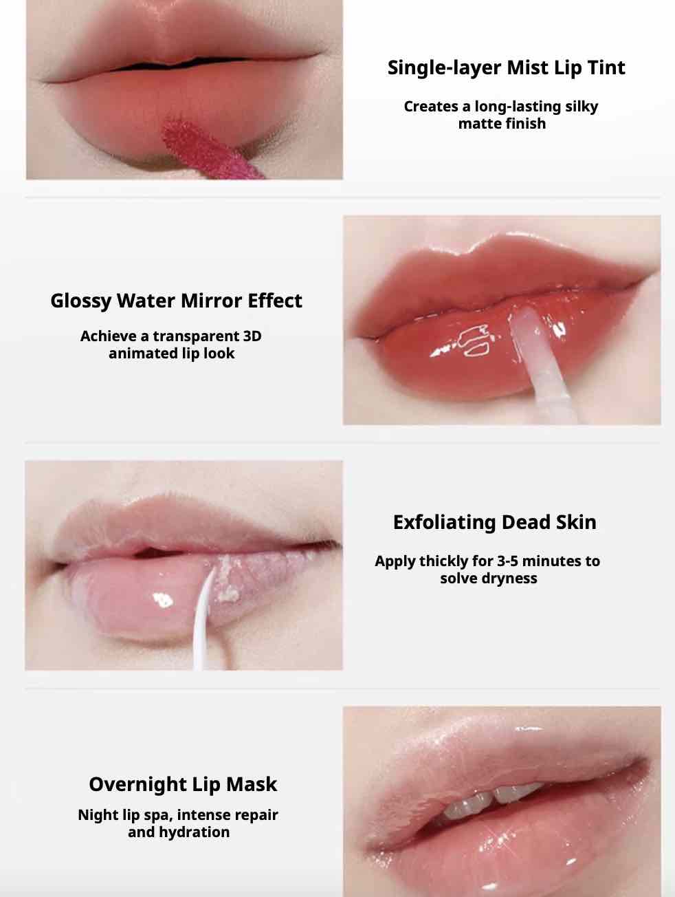 Mooekiss Dual Effect Essence Lip Gloss