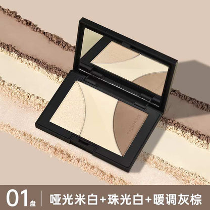 Mooekiss Magnetic Tri-Color Contouring Palette