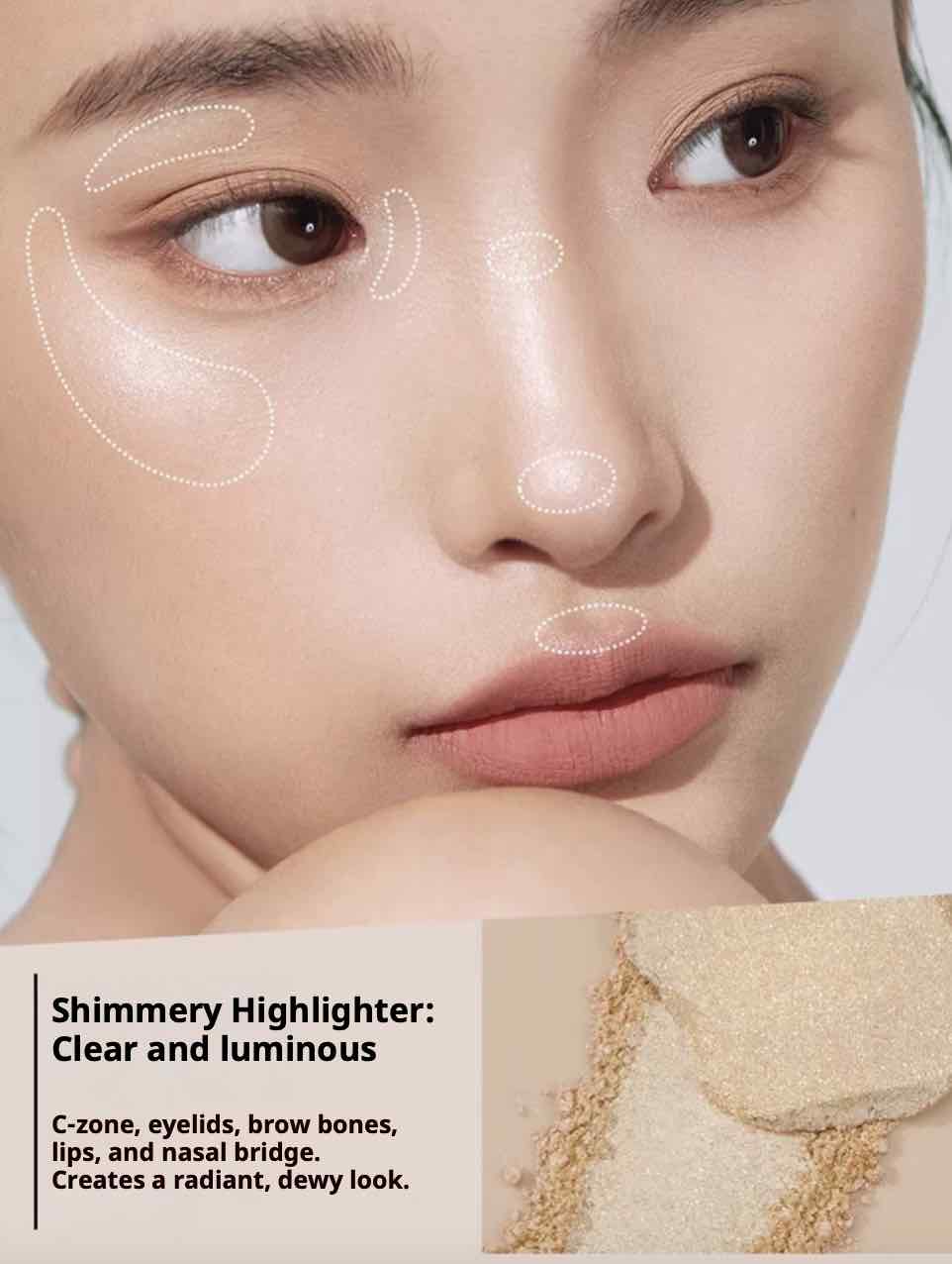 Mooekiss Magnetic Tri-Color Contouring Palette