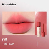 Mooekiss Soft Lip Cream 03 in soft peach pink color, providing rich, long-lasting color.