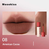 Mooekiss Soft Lip Cream 08 in American nude style, suitable for warm skin tones.
