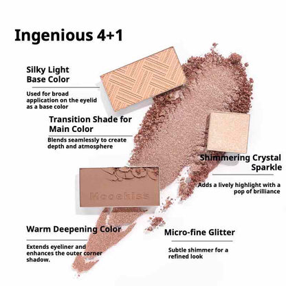 Mooekiss Soulmate Interchangeable 5-Color Eyeshadow Palette