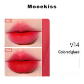 Mooekiss Velvet Lip Mud in red color