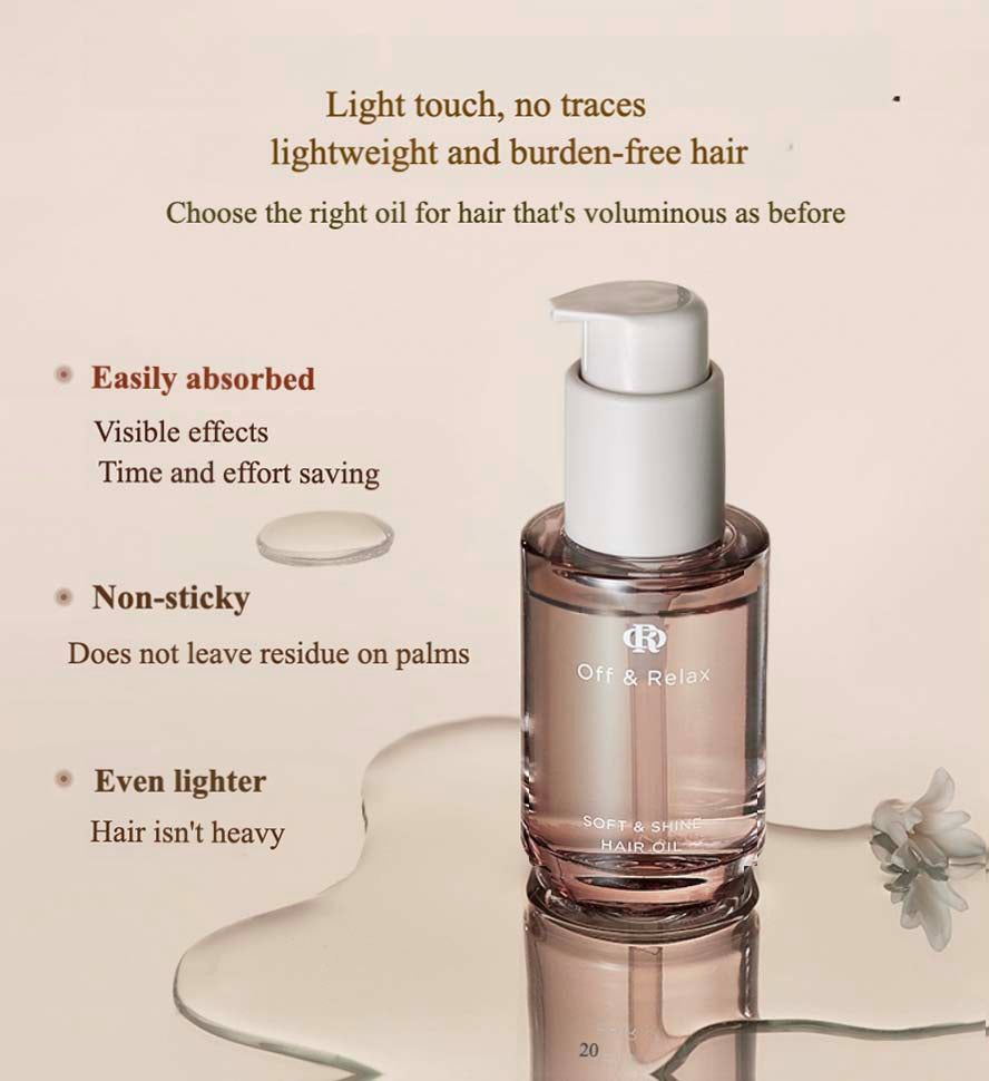 OFF &amp; RELAX soft shine hair oil