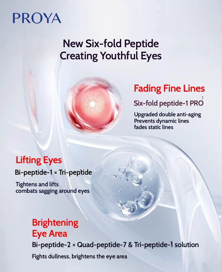 PROYA Anti-Aging and Firming Eye Cream effectively reduces fine lines, wrinkles, and signs of aging around the eyes. Powered by retinol and hexapeptide-1, it restores youthful radiance to your skin.