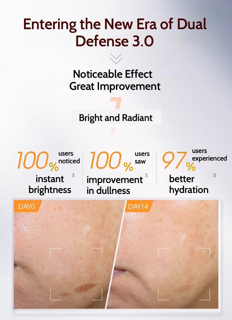 PROYA Double-Anti Elastic Brightening Youth Essence is packed with 10 powerful ingredients to visibly reduce aging signs and protect skin from environmental damage, promoting a youthful complexion.