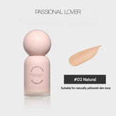 Passional Lover Velvet Blur Lasting Foundation offers a seamless matte finish with advanced oil-absorbing particles, perfect for oily skin. Its dual-layer system ensures long-lasting wear and natural texture, while the soft-focus effect provides flawless coverage without powdery residue.