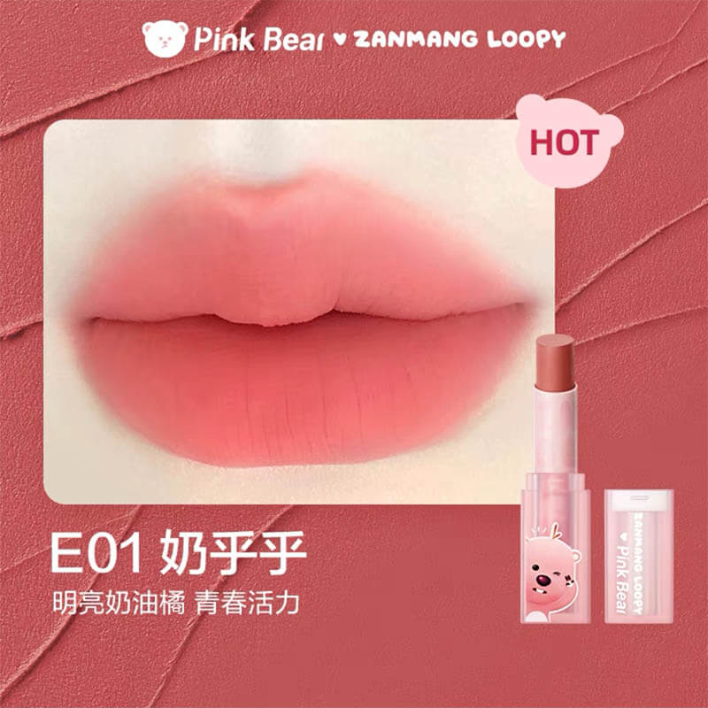 Pink Bear Loopy Lipsticks